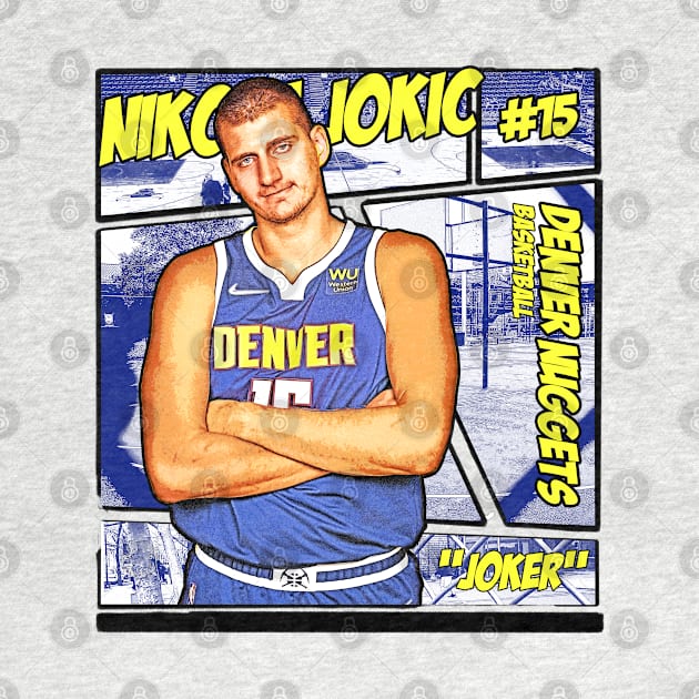 Nikola Jokic // Comics Retro 90s by Bootlegheavens